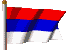Fahne Serbien